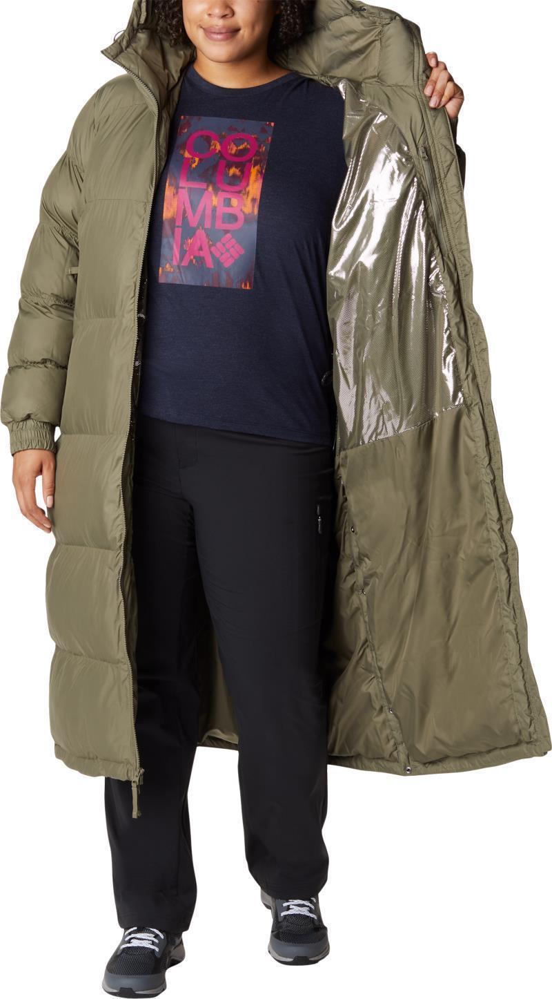 Pike Lake Long Jacket - Plus - Womens - Stone Green / Olive Green 4