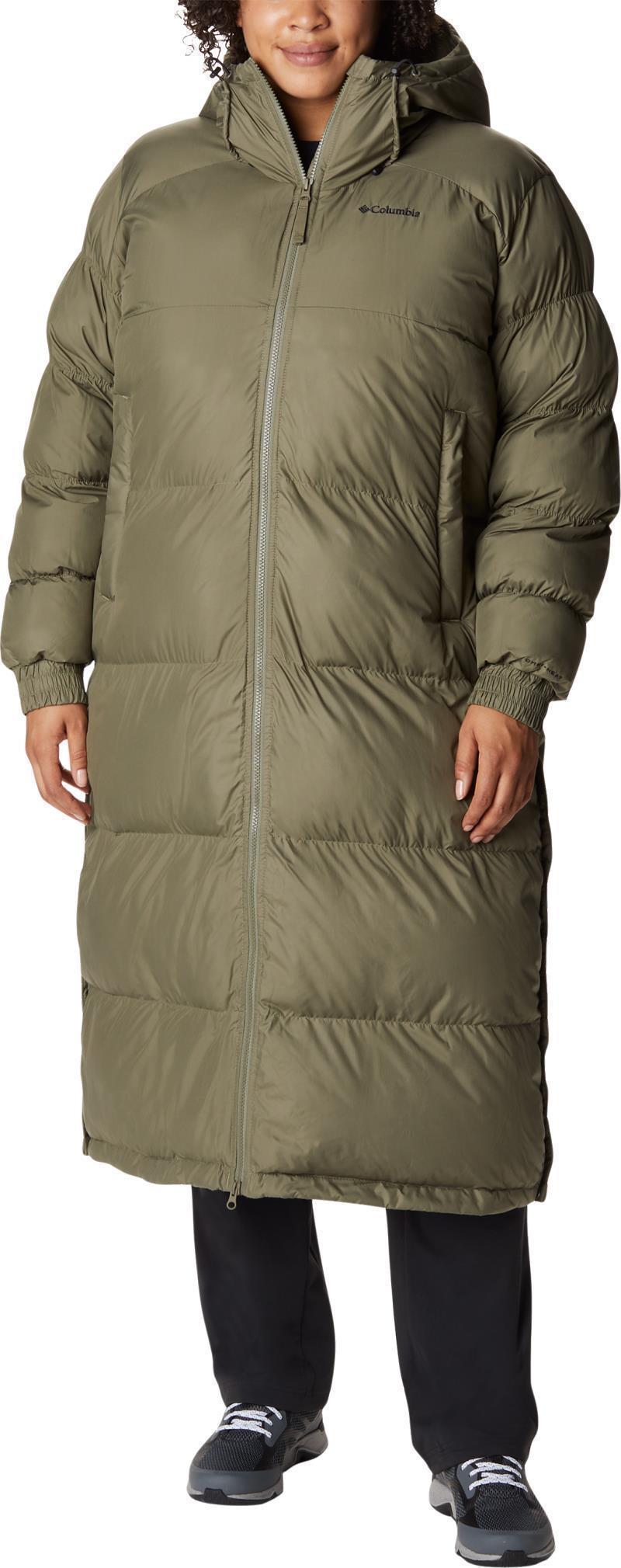 Pike Lake Long Jacket - Plus - Womens - Stone Green / Olive Green 1