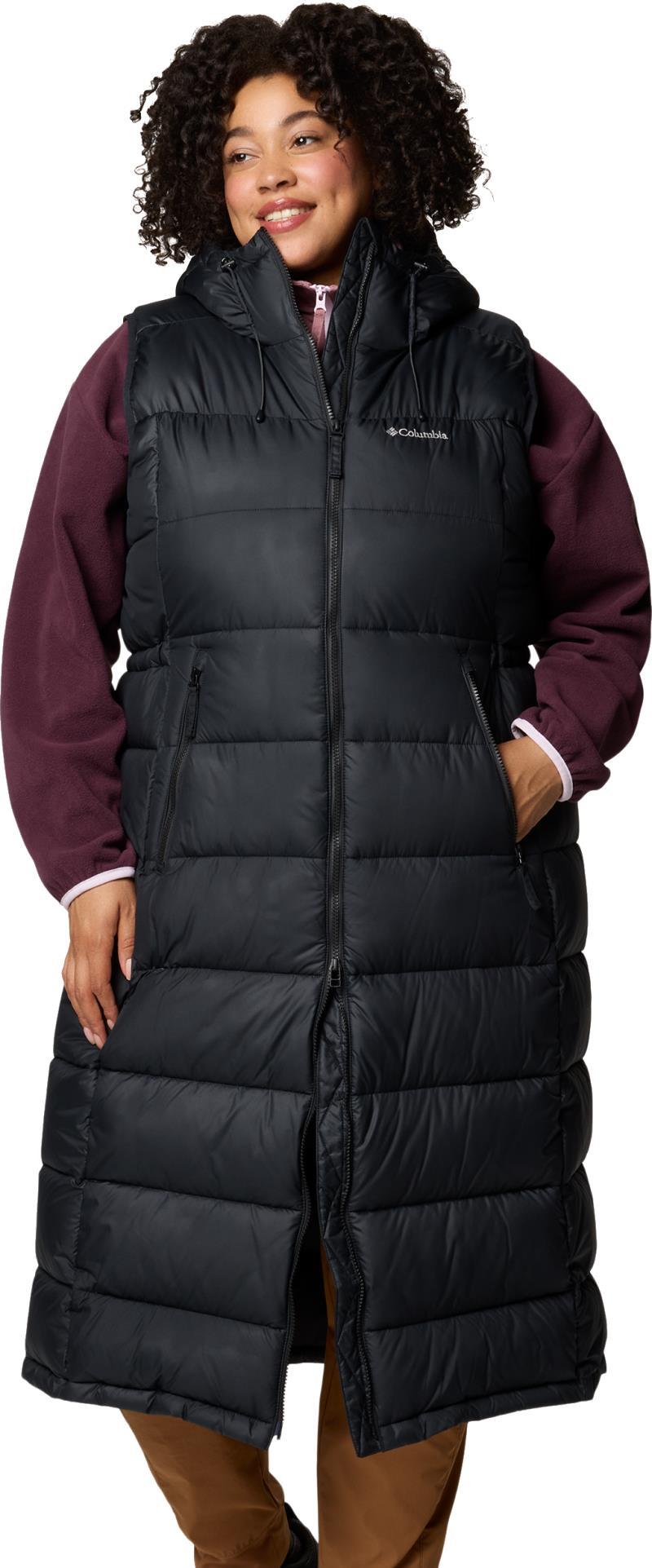 Pike Lake Long Vest, Extended - Womens - Black 1
