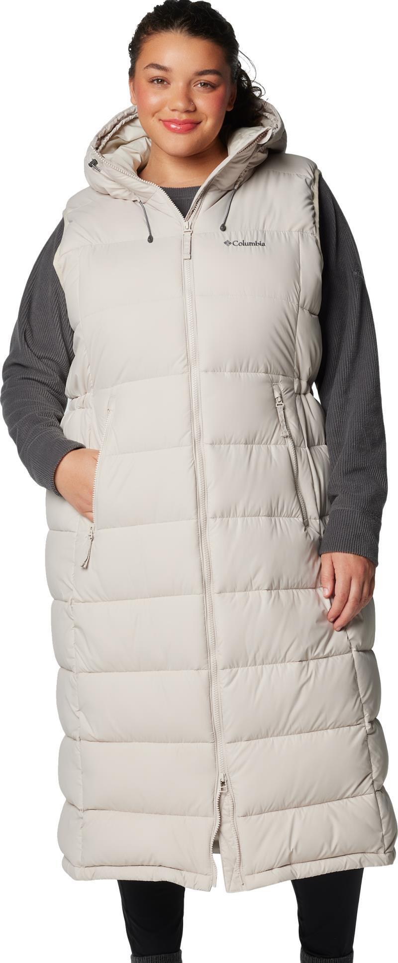 Pike Lake Long Vest, Extended - Womens - Dark Stone 1