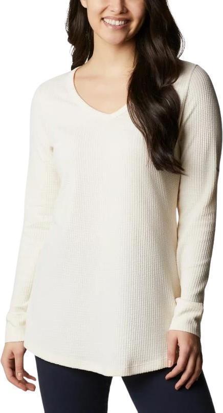 Pine Peak LS Tunic Thermal - Womens - chalk heather 1