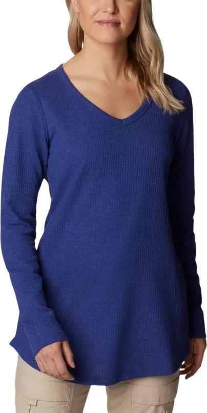 Pine Peak LS Tunic Thermal - Womens - dark sapphire heather 1