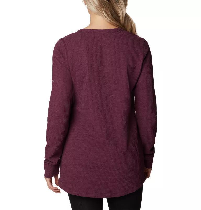 Pine Peak LS Tunic Thermal - Womens - marionberry heather 1