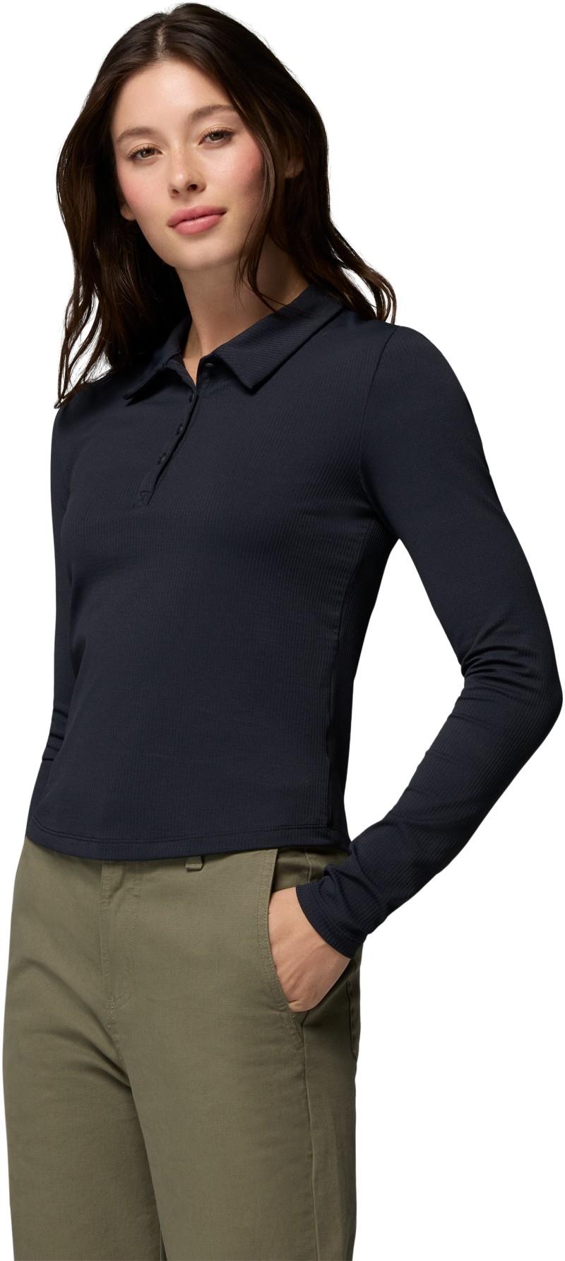 Pinetown Canyon LS Henley - Womens - black 1