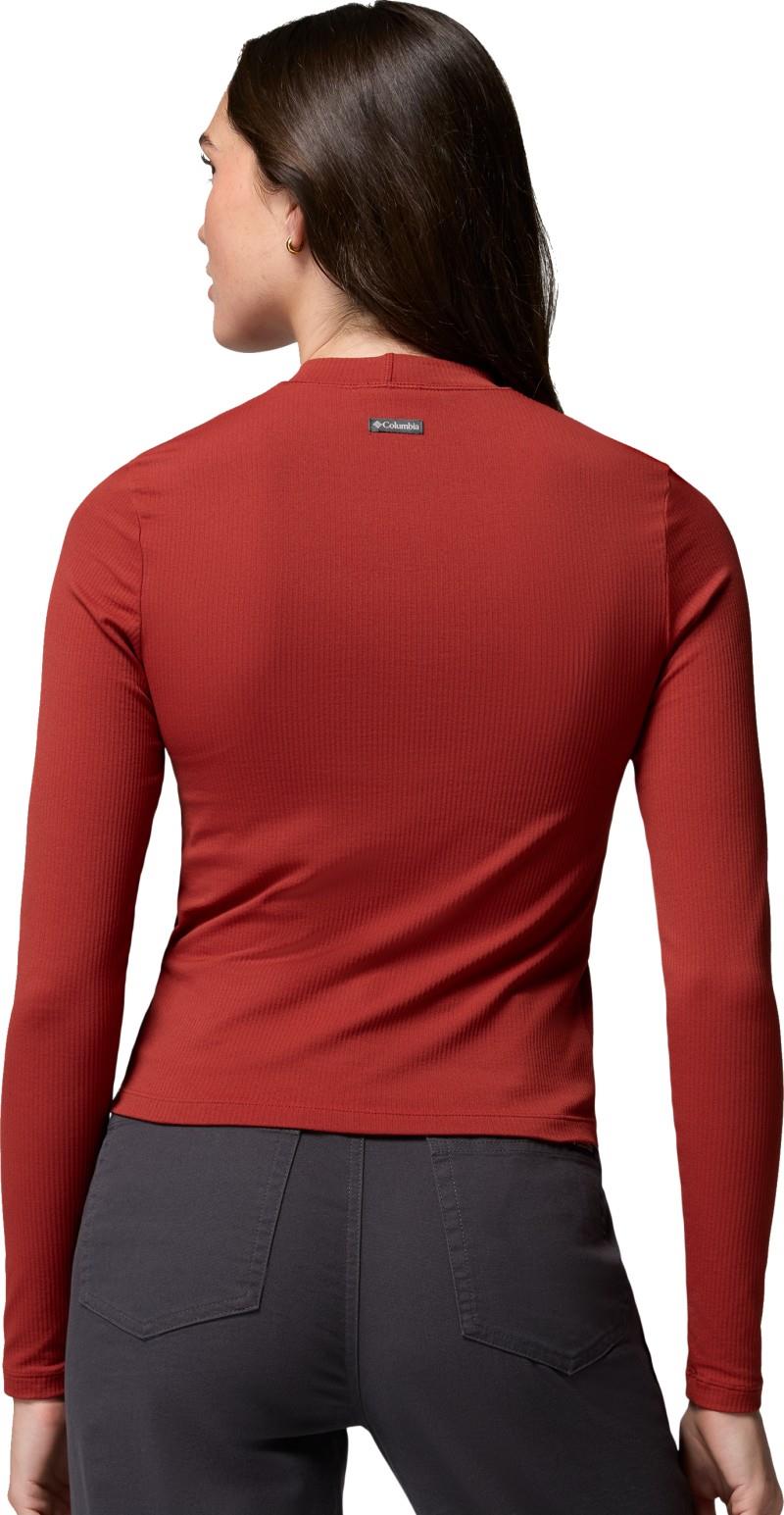 Pinetown Canyon LS Mockneck - Womens - red oxide 1