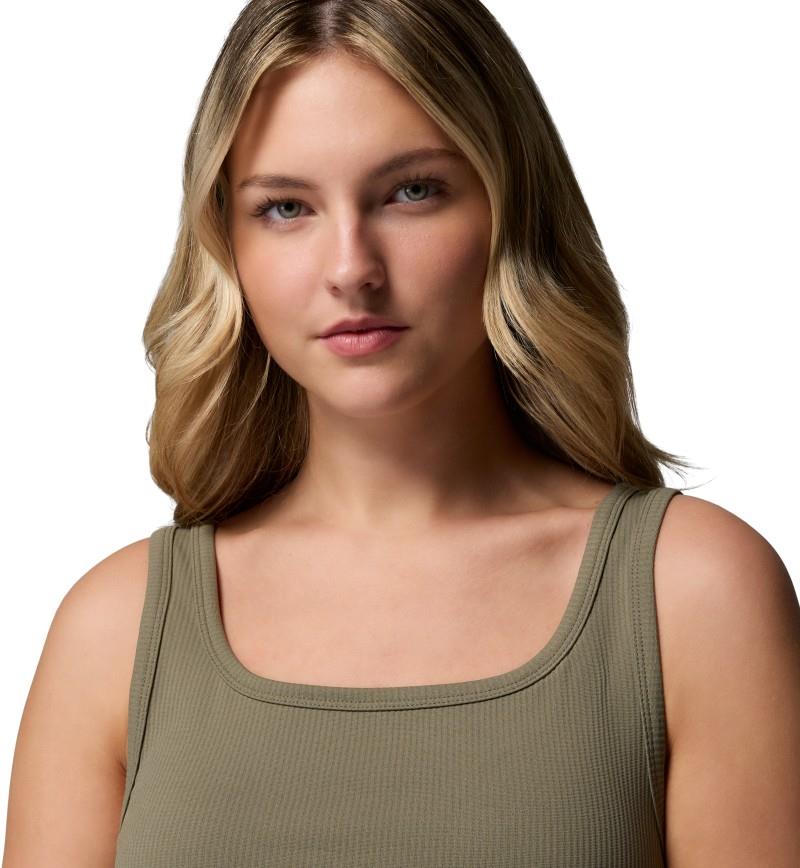 Pinetown Canyon Rib Dress - stone green 1