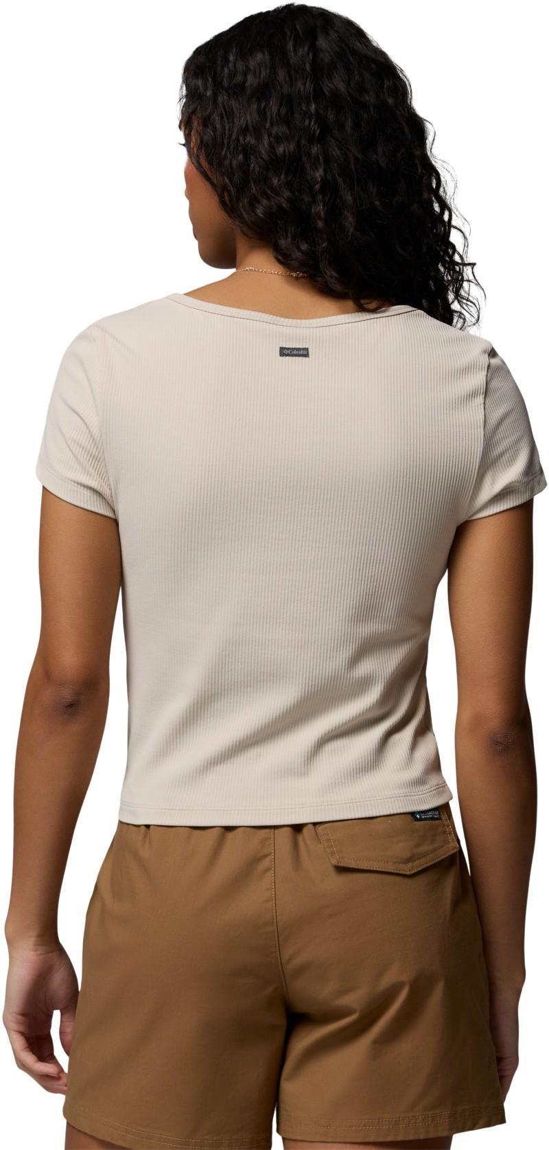 Pinetown Canyon Rib SS Tee - Womens - dark stone 1