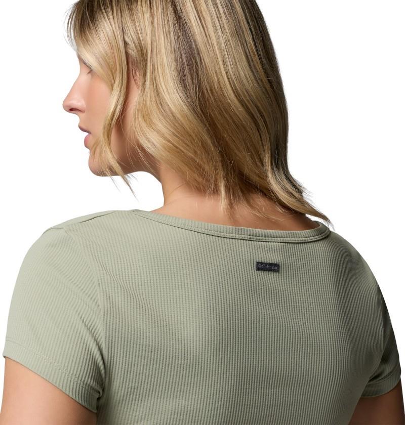 Pinetown Canyon Rib SS Tee - Womens - safari 1