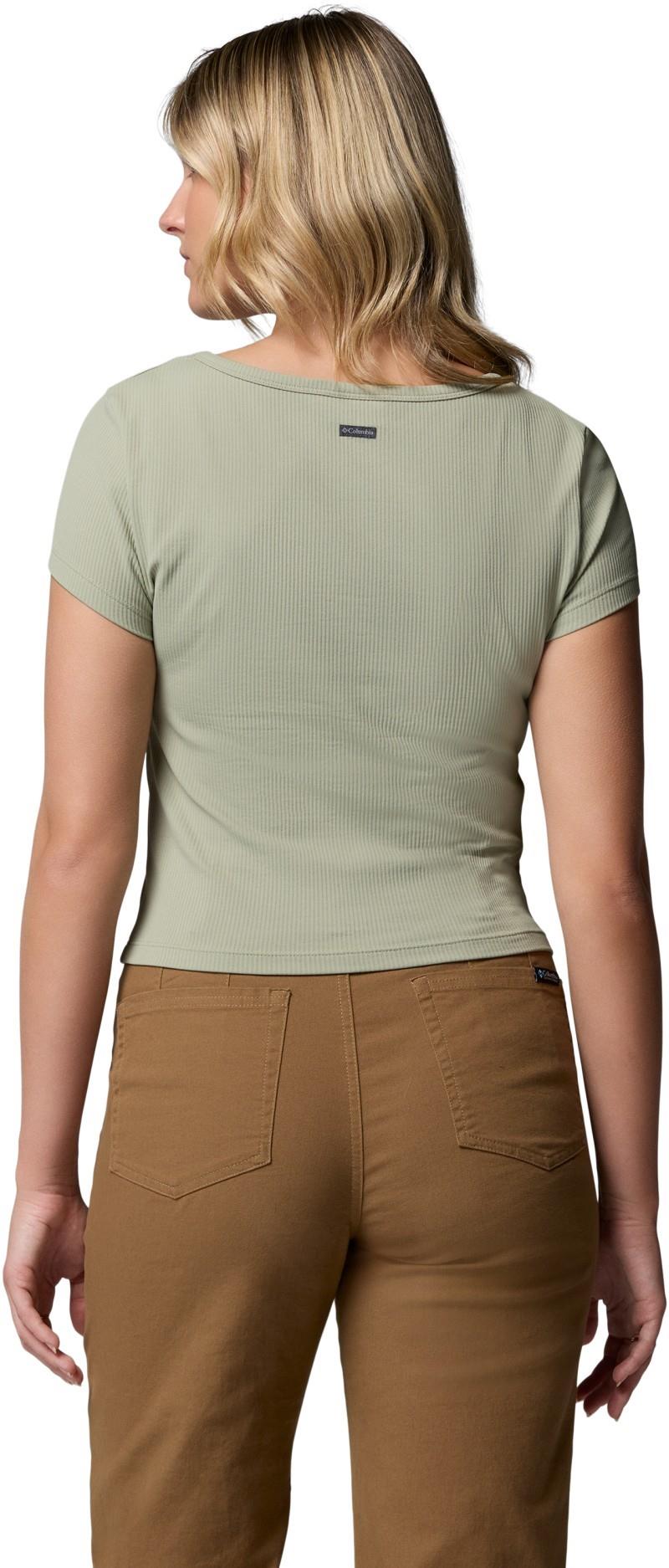 Pinetown Canyon Rib SS Tee - Womens - safari 1