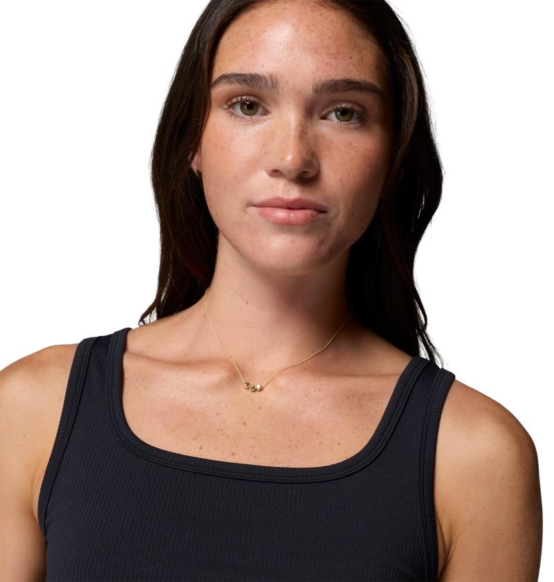 Pinetown Canyon Rib Tank - Womens - black 1