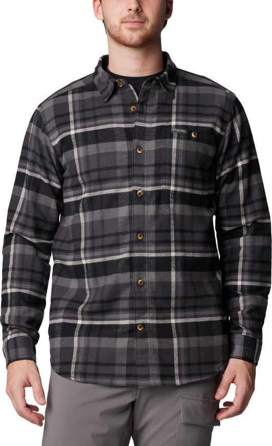 Pitchstone Heavyweight Flannel II, Extended - Mens - Black Multi Plaid 1