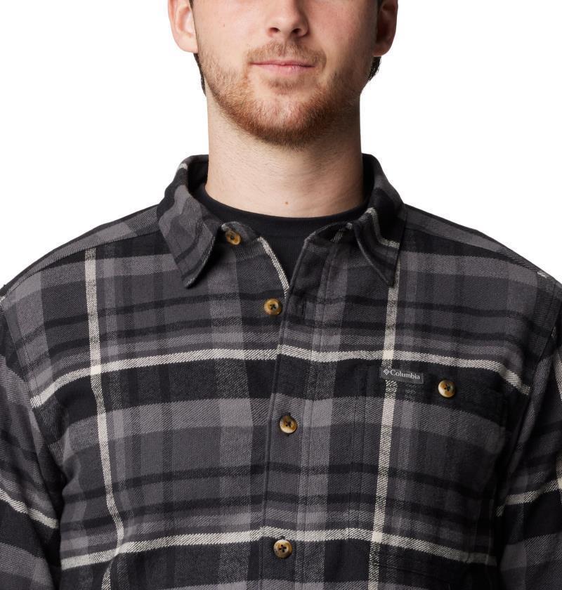 Pitchstone Heavyweight Flannel II, Extended - Mens - Black Multi Plaid 5