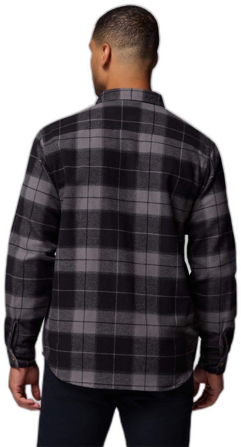 Pitchstone Heavyweight Flannel II - Mens - city grey macro buffalo tartan 1