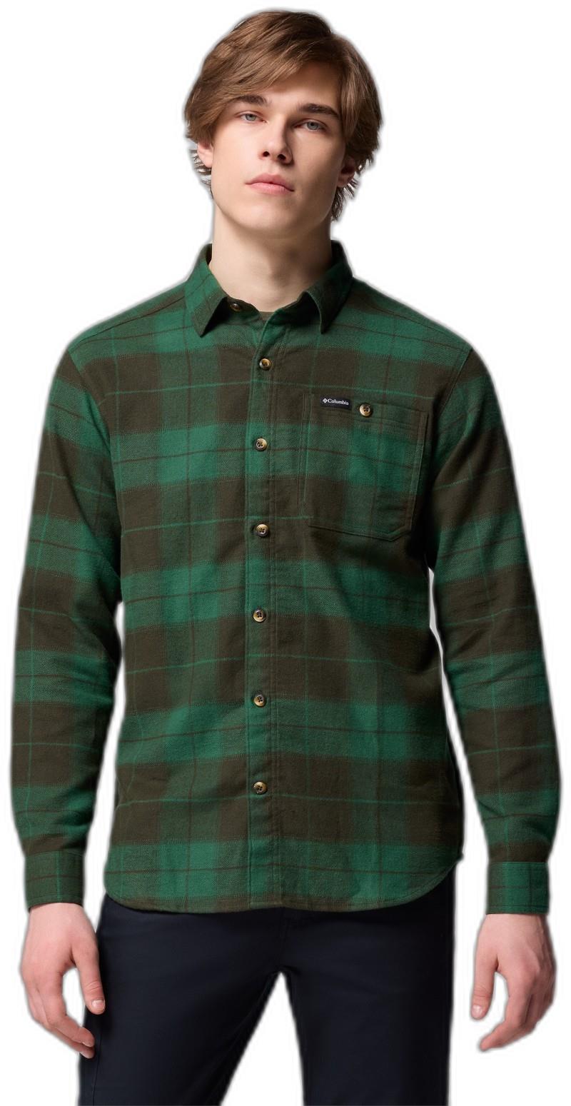 Pitchstone Heavyweight Flannel II - Mens - greenscape macro buffalo tartan 1
