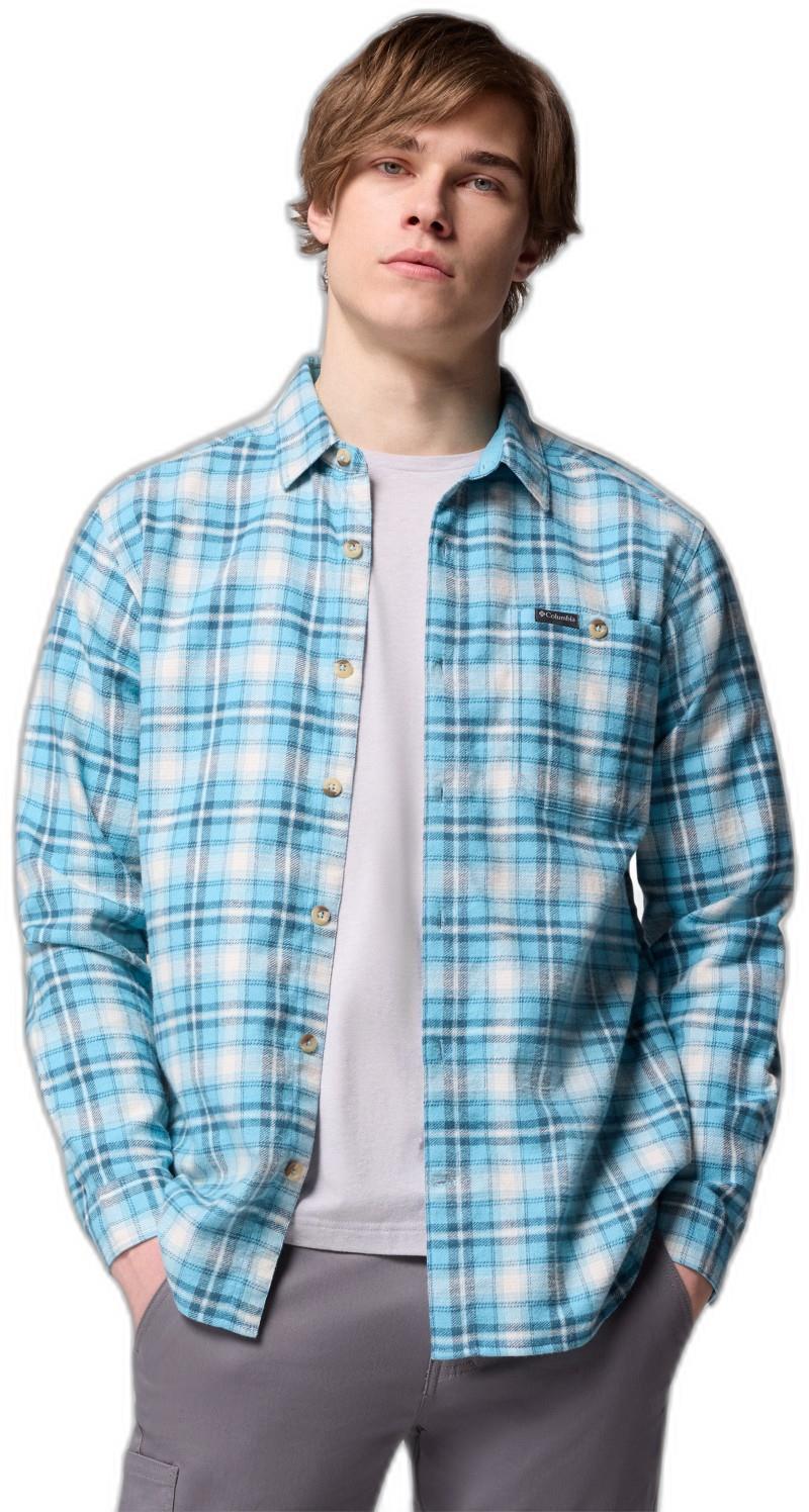 Pitchstone Heavyweight Flannel II - Mens - vintage blue railway tartan 1