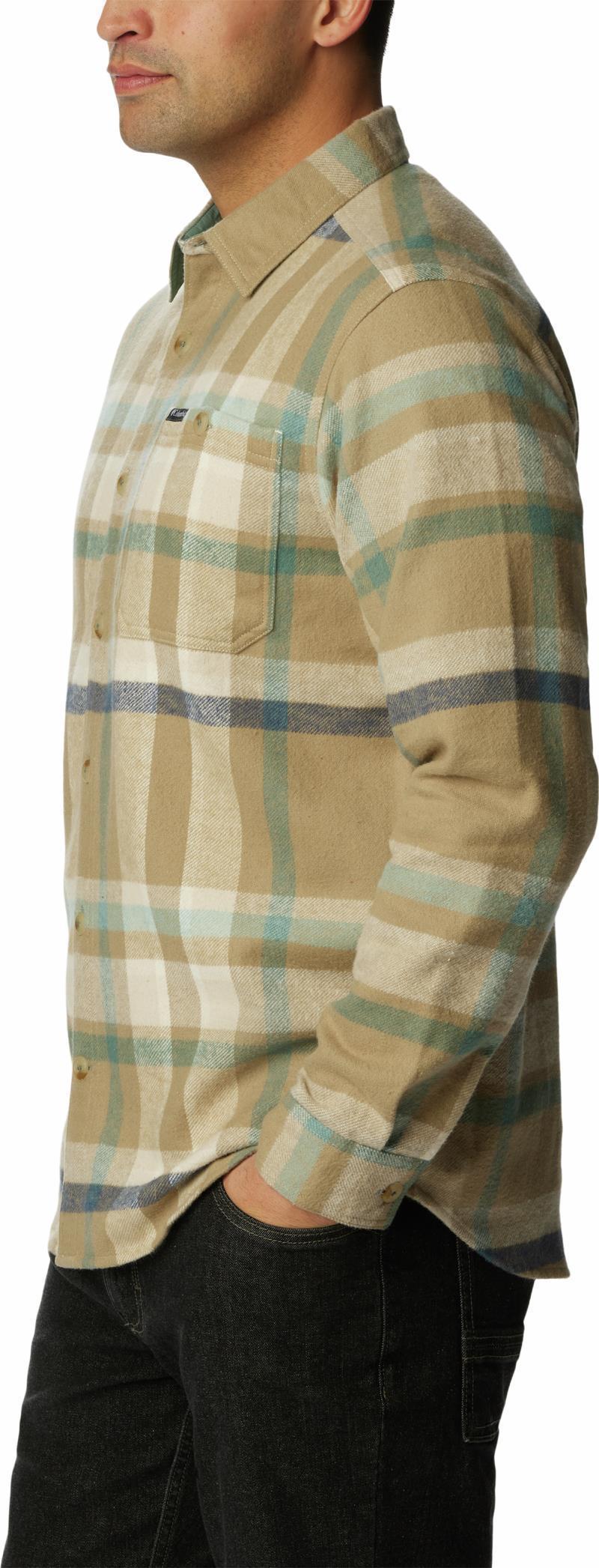 Pitchstone Heavyweight Flannel Shirt - Mens - Dark Stone Macro Multi 4