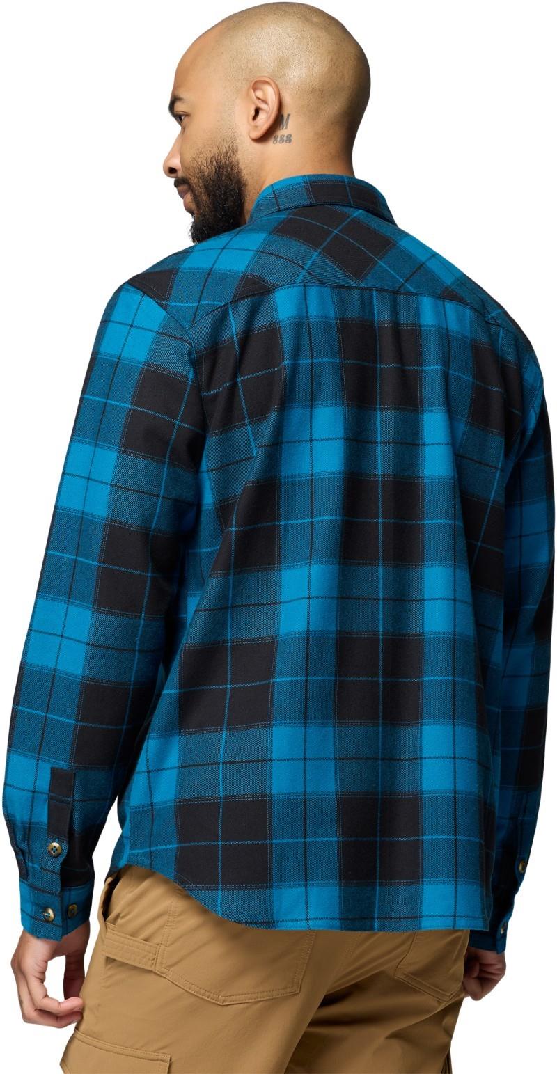 Pitchstone Stretch Flannel - Mens - phoenix blue macro tartan / black 1