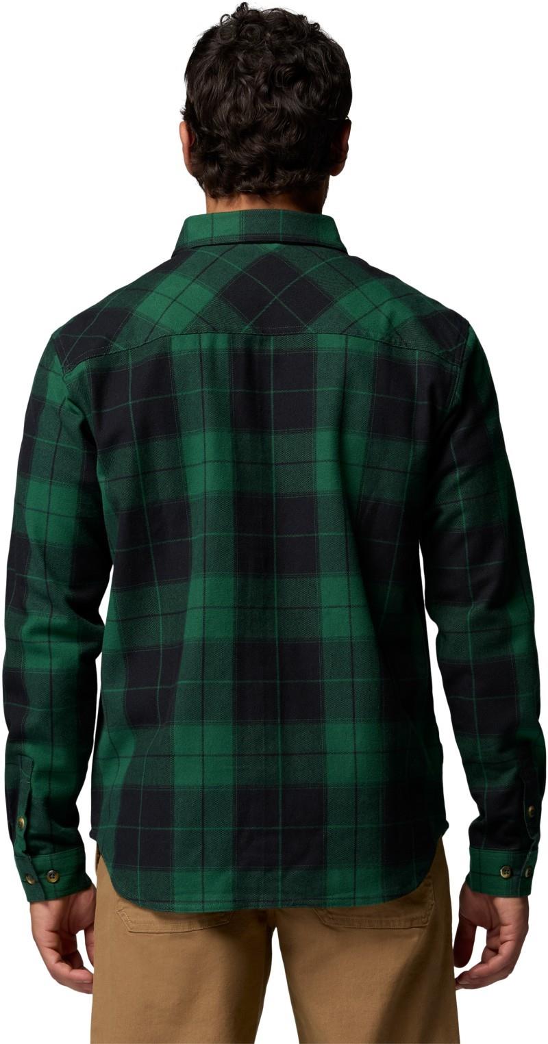 Pitchstone Stretch Flannel - Mens - rain forest macro tartan / black 1