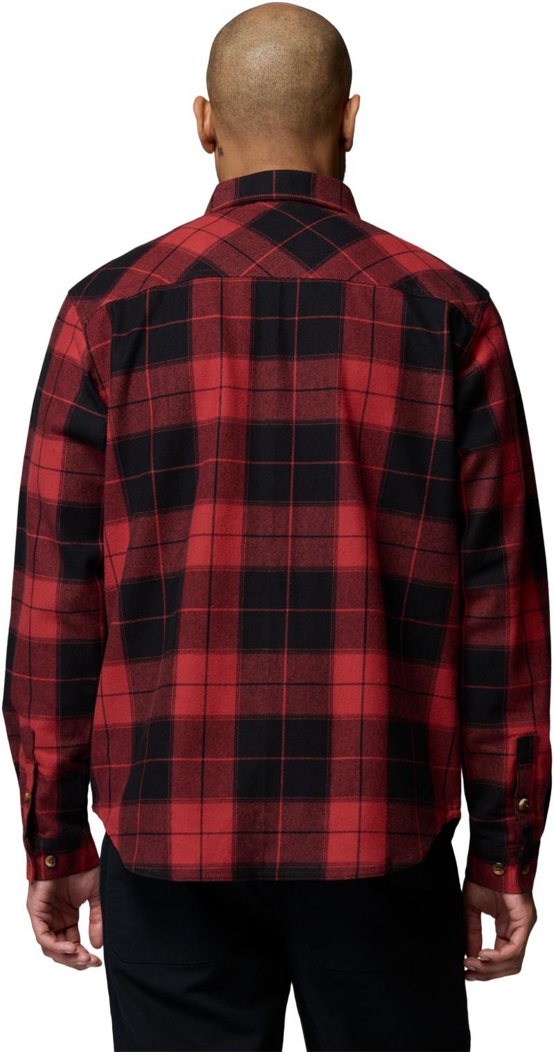 Pitchstone Stretch Flannel - Mens - red oxide macro tartan / black 1