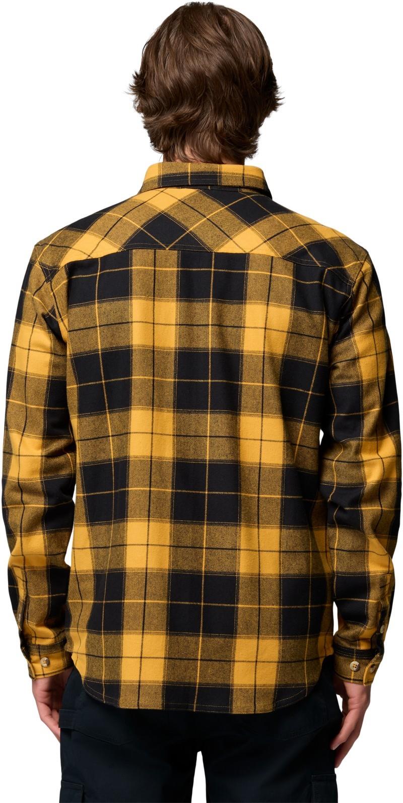 Pitchstone Stretch Flannel - Mens - squash macro tartan / black 1
