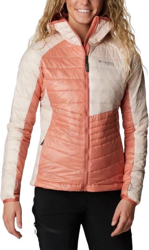 Platinum Peak Hooded Jacket - Womens - Dark coral / Peach Blossom 1