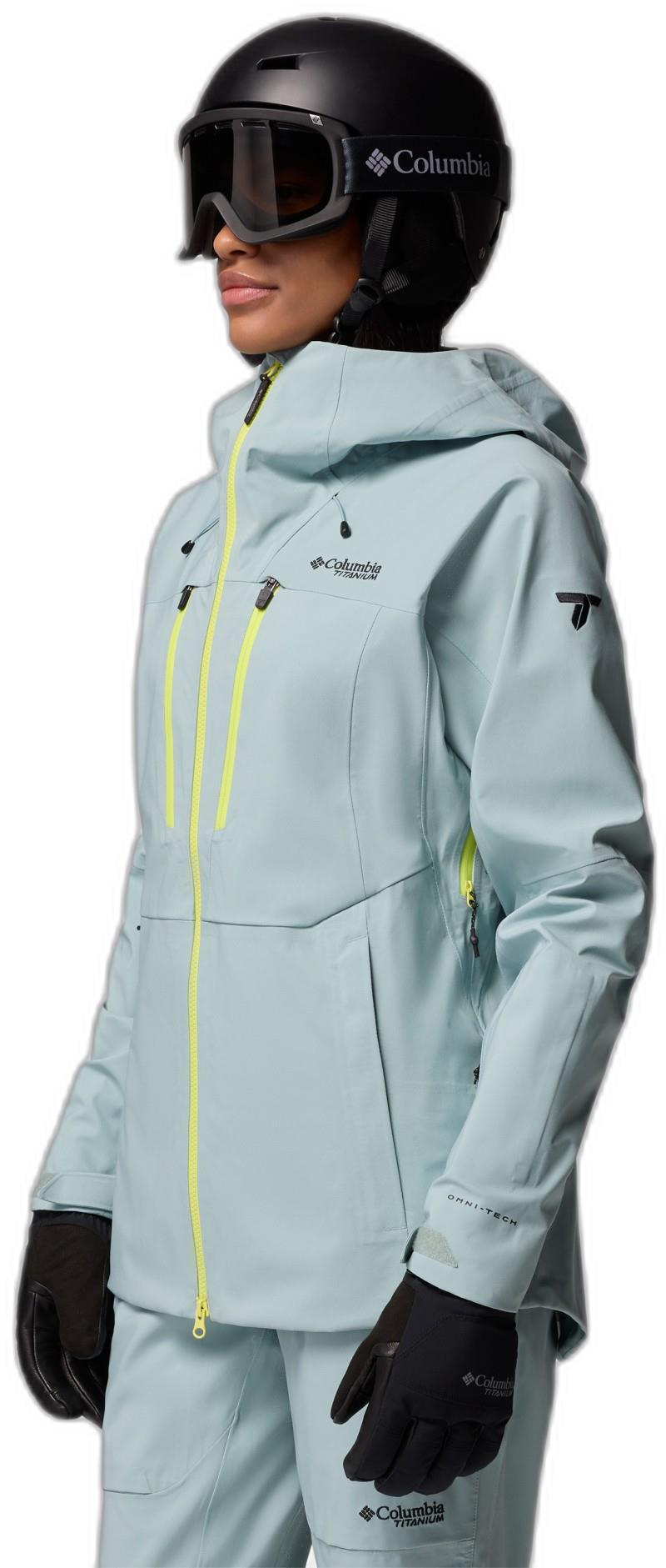 Platinum Peak II 3L Shell - Womens - crushed blue 1
