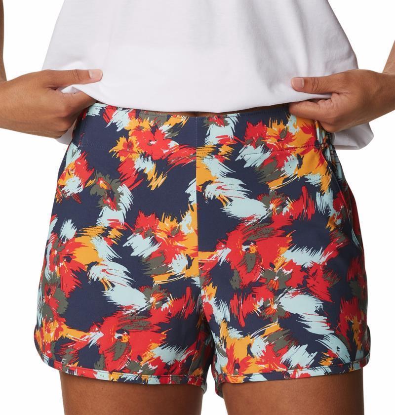 Pleasant Creek Stretch Shorts, 3" Inseam - Womens - Nocturnal Typhoon Blooms Multi 1