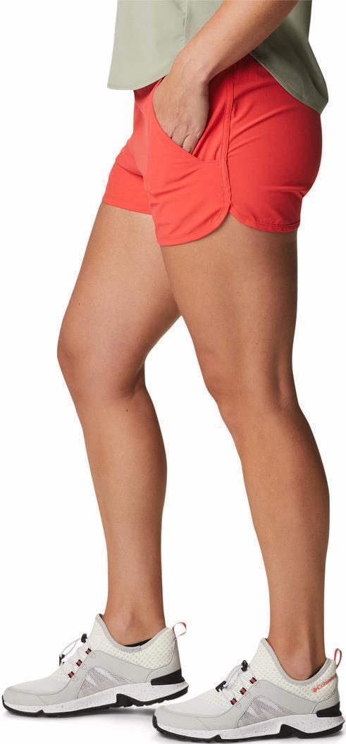 Pleasant Creek Stretch Shorts, 3" Inseam - Womens - Red Hibiscus 4