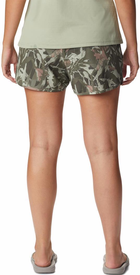 Pleasant Creek Stretch Shorts, 3" Inseam - Womens - Stone Green / Floriculture 3