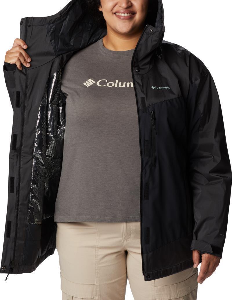 Point Park Insulated Jacket - Plus - Womens - Black Sheen 4