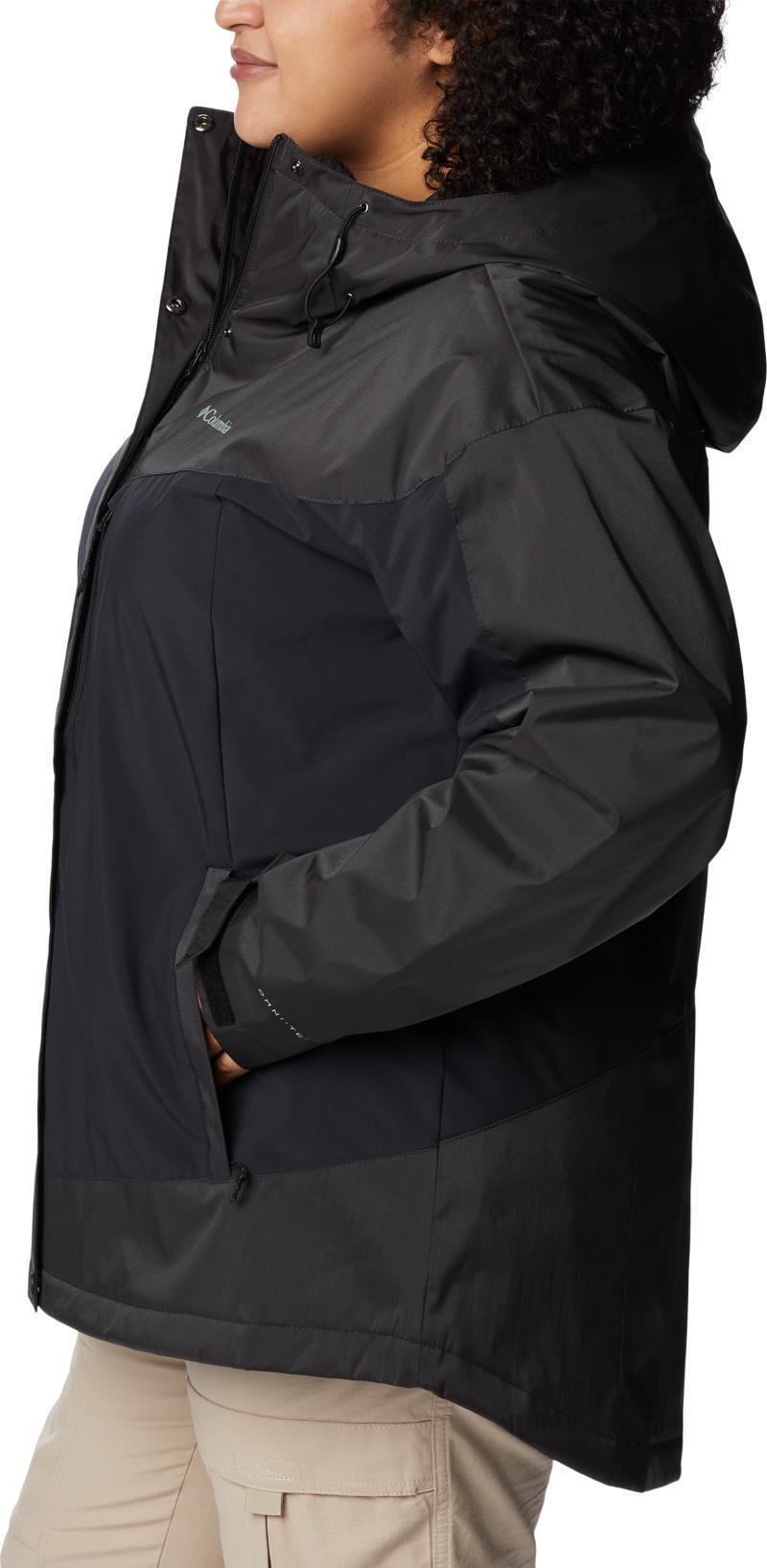 Point Park Insulated Jacket - Plus - Womens - Black Sheen 5
