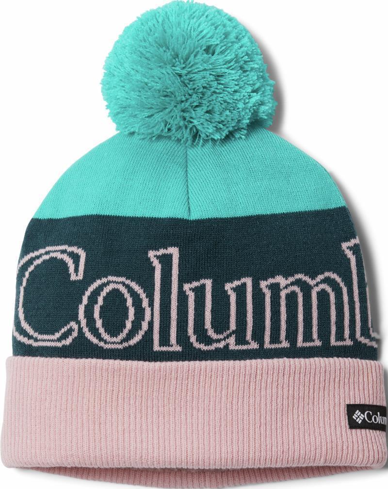 Polar Powder Beanie - Youth - Bright Aqua / Night Wave / Dusty Pink 1