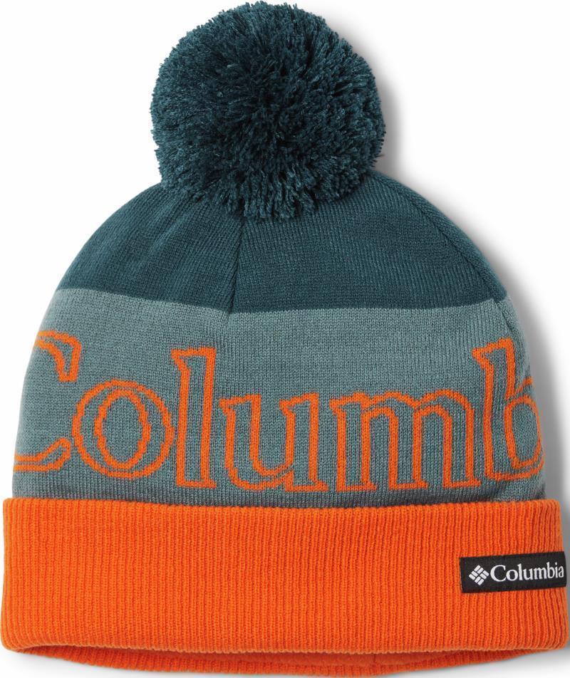 Polar Powder Beanie - Youth - Night Wave / Metal / Bright Orange 1