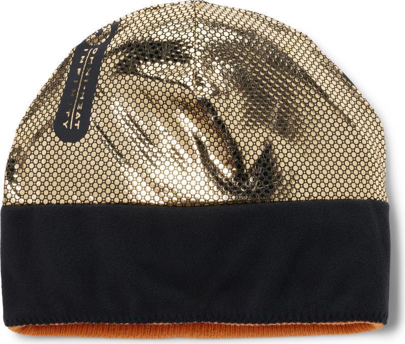 Polar Powder II Beanie - Black / Dark Stone / Sunstone 3