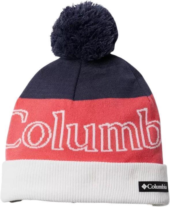 Polar Powder II Beanie - Nocturnal / Bright Geranium / White 1