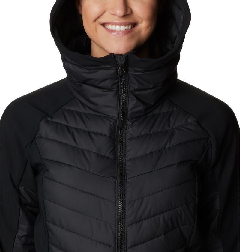Powder Lite Hybrid Hooded Jacket - Womens - Black 6