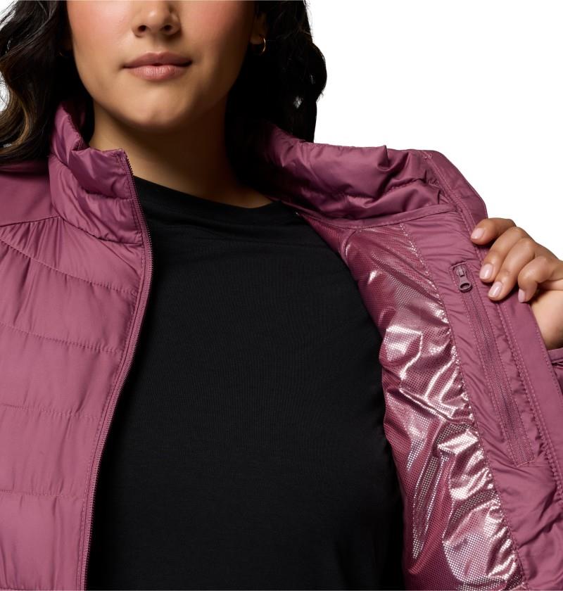 Powder Lite II Full-Zip Jacket, Extended - Womens - antique mauve 1