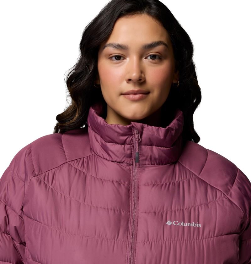 Powder Lite II Full-Zip Jacket, Extended - Womens - antique mauve 1