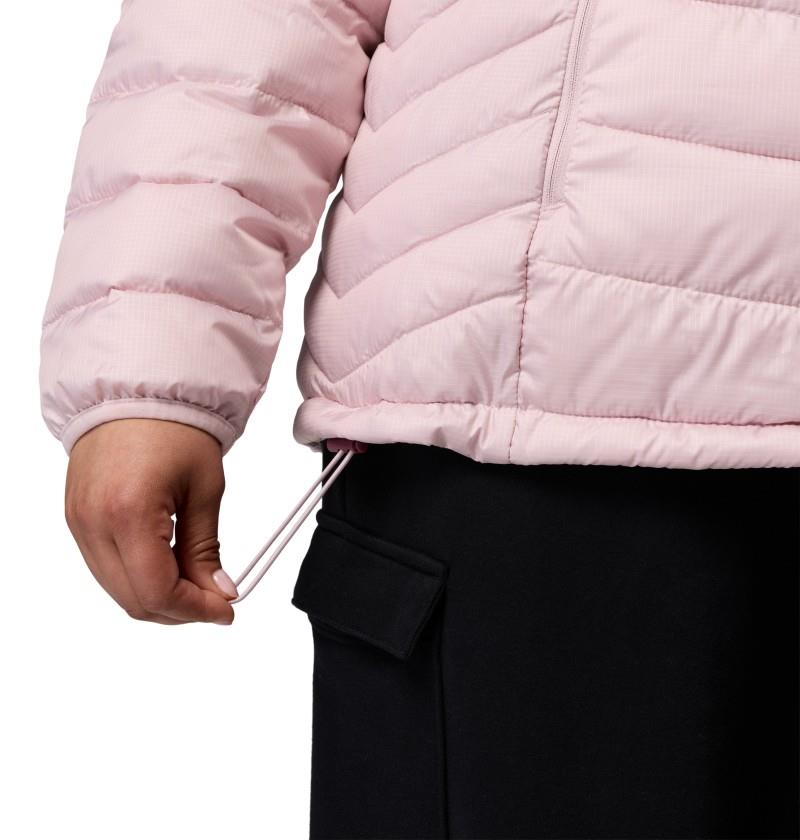 Powder Lite II Full-Zip Jacket, Extended - Womens - mineral pink ripstop 1