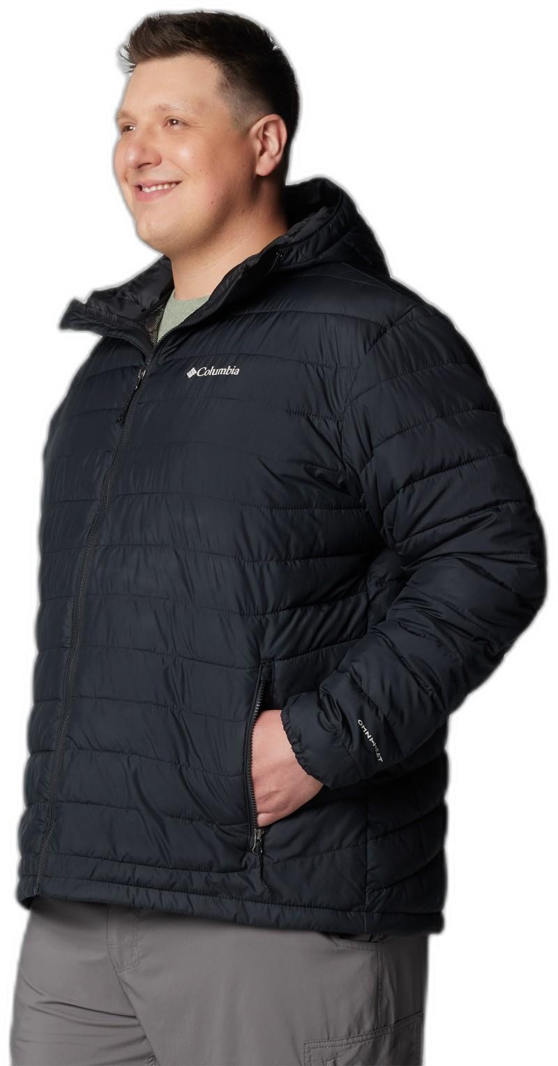 Powder Lite II Hooded Jacket, Extended - Mens - black 1