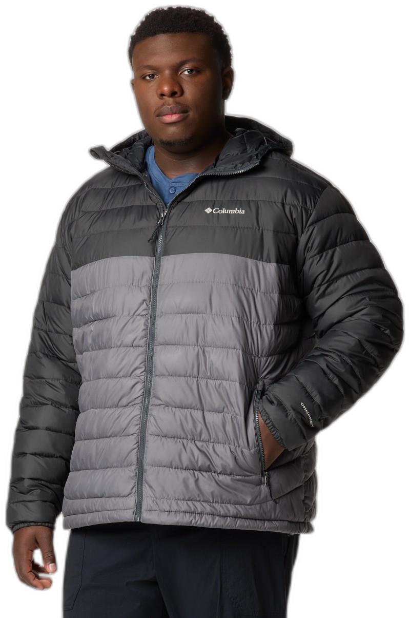 Powder Lite II Hooded Jacket, Extended - Mens - city grey / shark 1