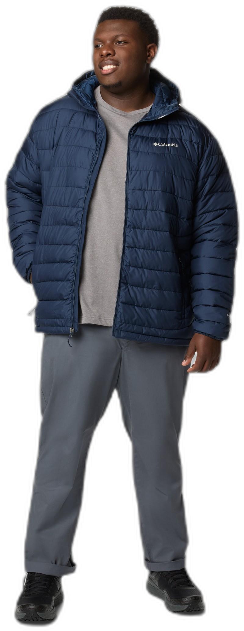 Powder Lite II Hooded Jacket, Extended - Mens - collegiate navy 1