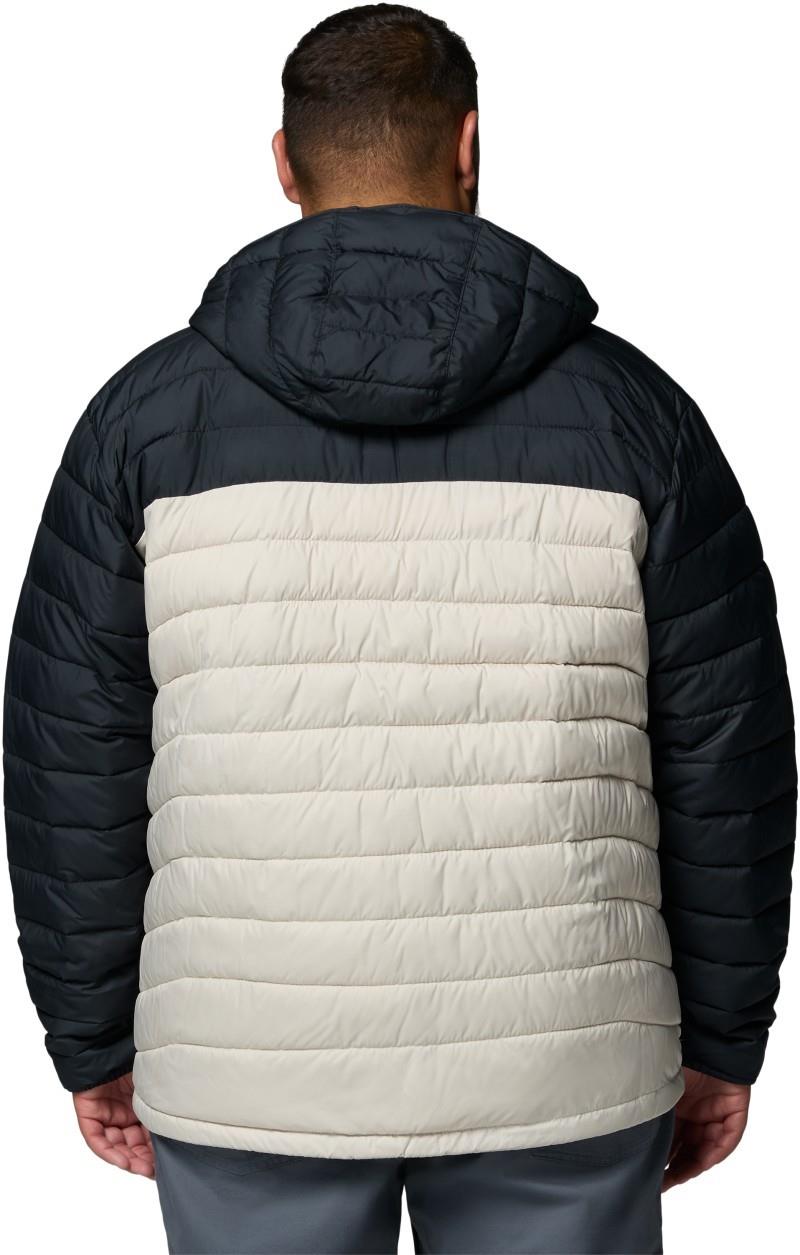 Powder Lite II Hooded Jacket, Extended - Mens - dark stone / black 1