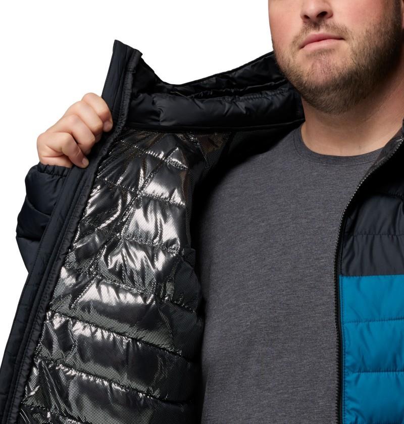 Powder Lite II Hooded Jacket, Extended - Mens - phoenix blue / black 1