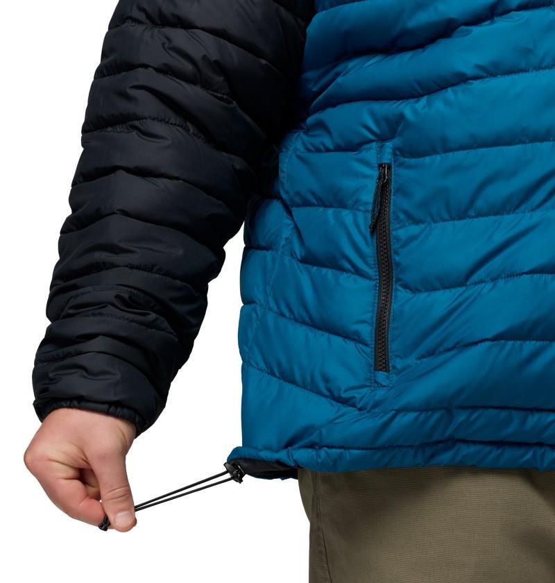Powder Lite II Hooded Jacket, Extended - Mens - phoenix blue / black 1