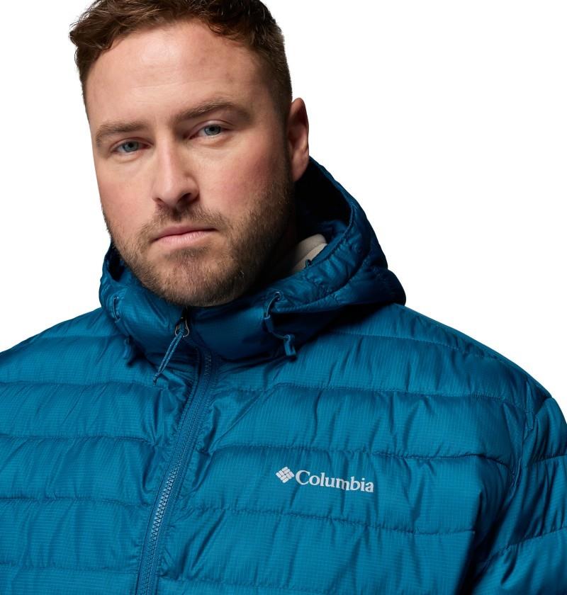 Powder Lite II Hooded Jacket, Extended - Mens - phoenix blue ripstop 1