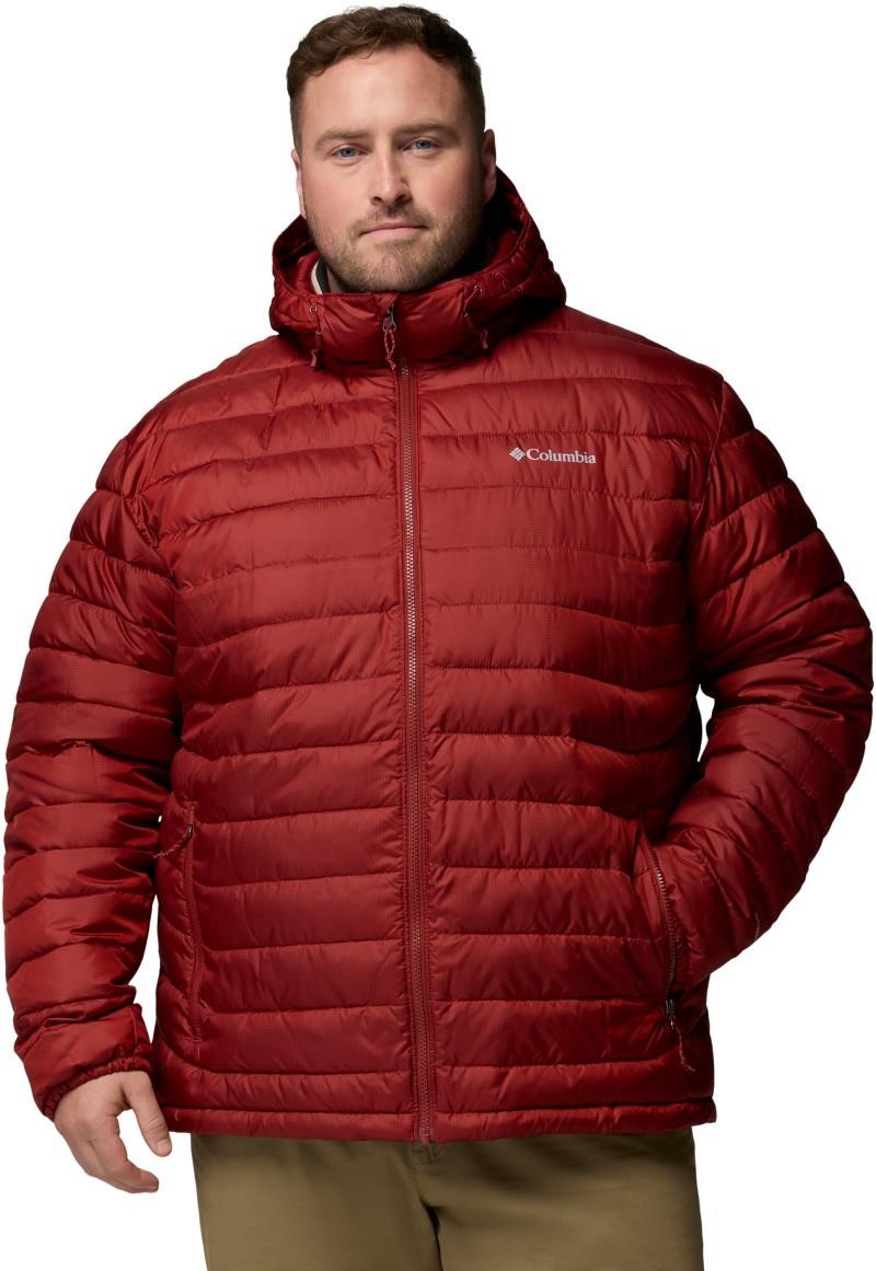 Powder Lite II Hooded Jacket, Extended - Mens - red oxide ripstop 1