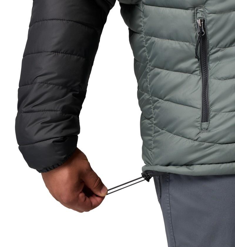 Powder Lite II Hooded Jacket, Extended - Mens - sedona sage / shark 1