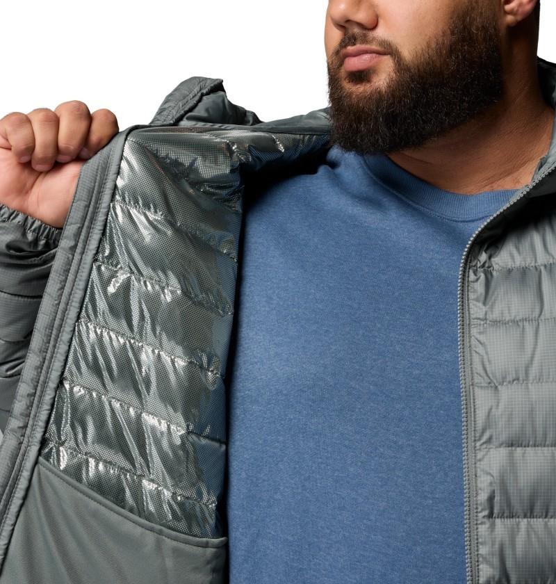 Powder Lite II Hooded Jacket, Extended - Mens - sedona sage ripstop 1
