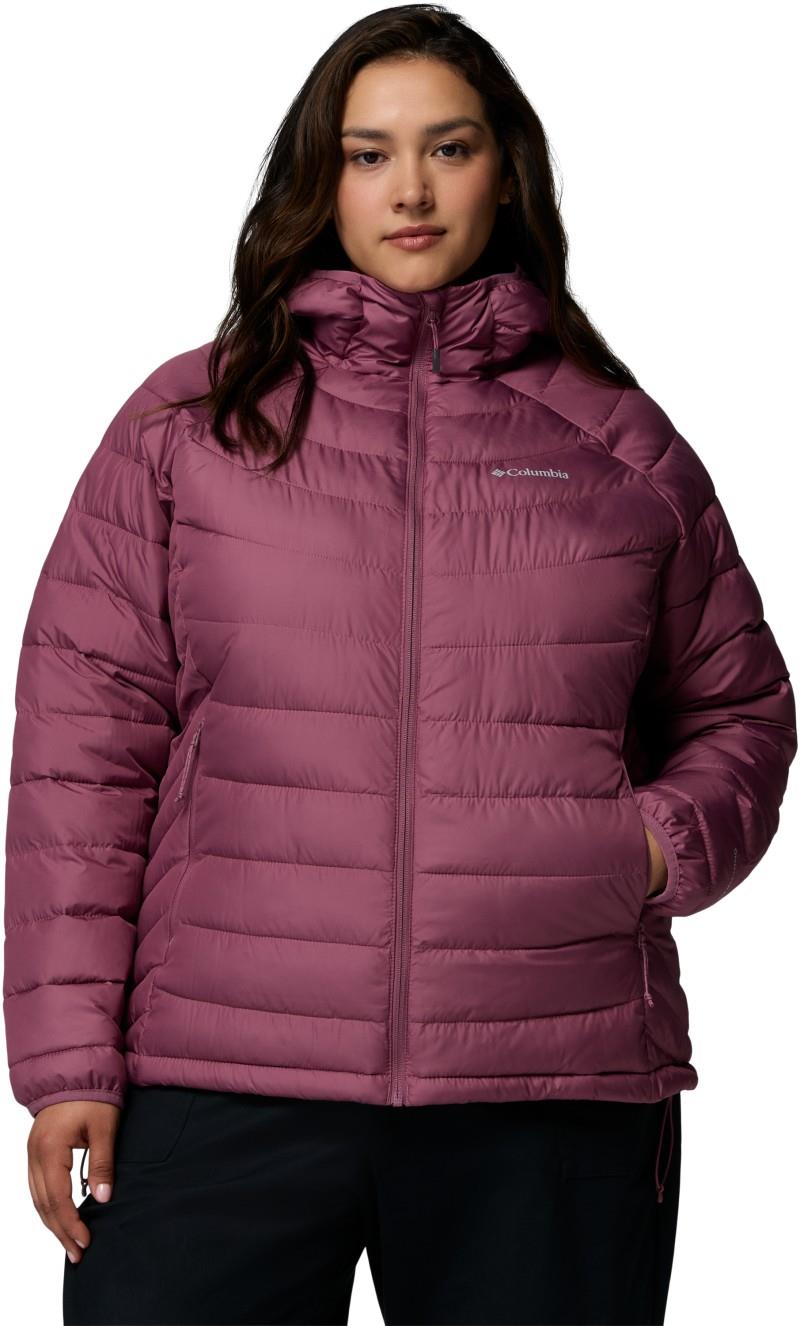 Powder Lite II Hooded Jacket, Extended - Womens - antique mauve 1
